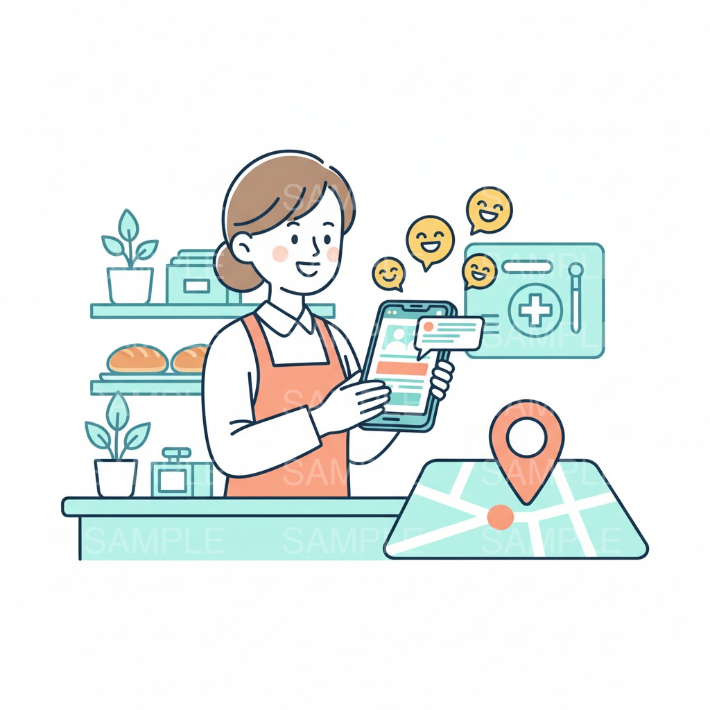 地域ビジネスの集客イメージ