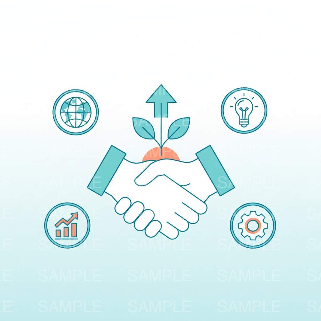 パートナーシップ・成長のイメージ